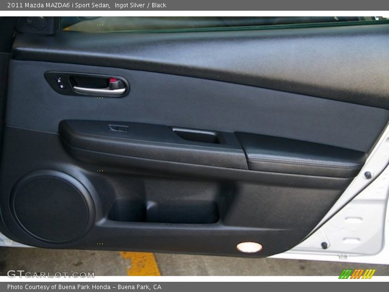 Ingot Silver / Black 2011 Mazda MAZDA6 i Sport Sedan