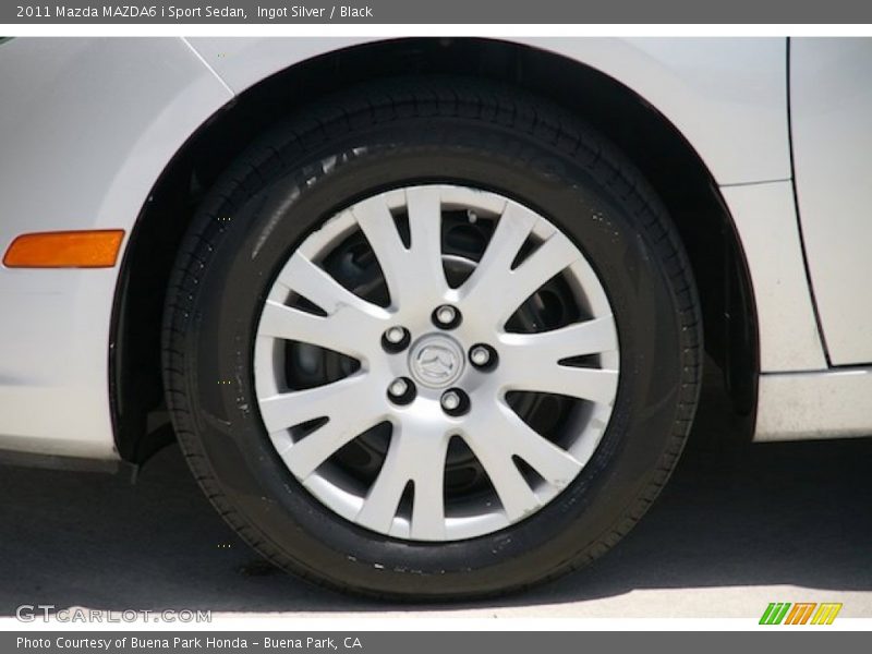 Ingot Silver / Black 2011 Mazda MAZDA6 i Sport Sedan