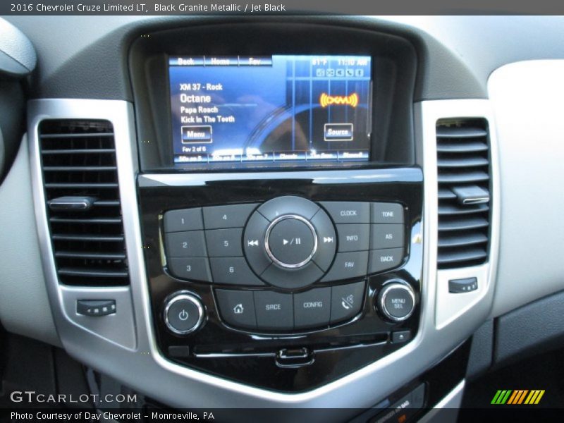 Black Granite Metallic / Jet Black 2016 Chevrolet Cruze Limited LT
