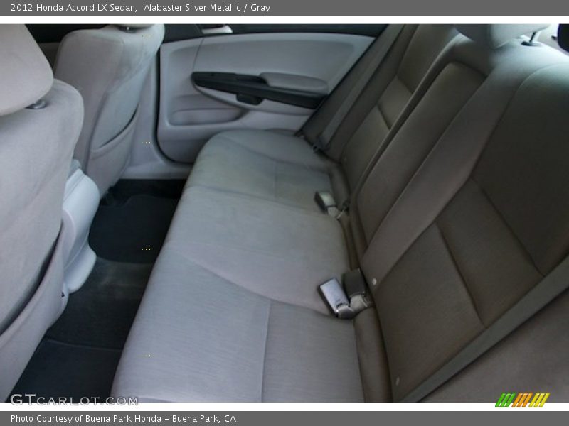 Alabaster Silver Metallic / Gray 2012 Honda Accord LX Sedan