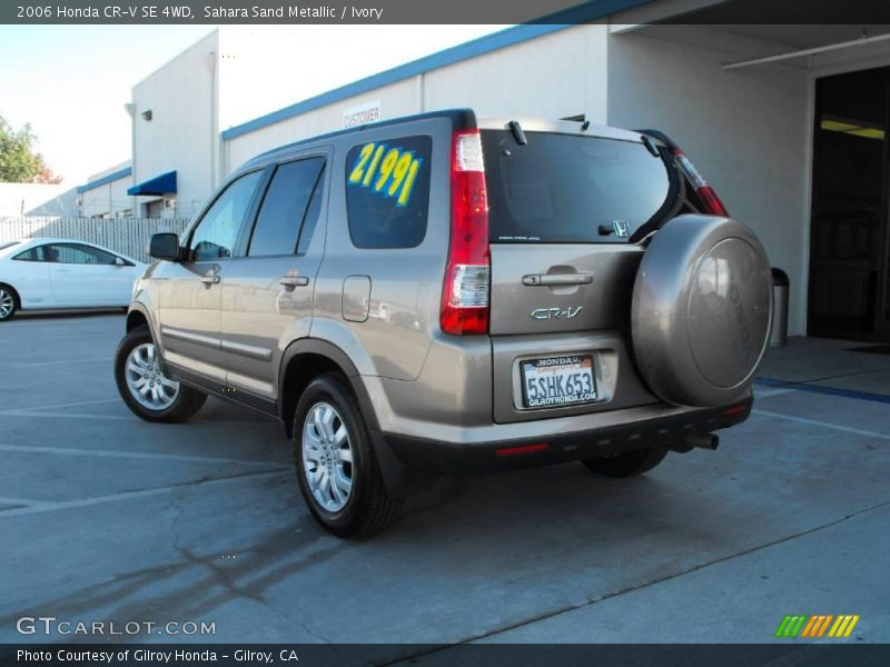 Sahara Sand Metallic / Ivory 2006 Honda CR-V SE 4WD