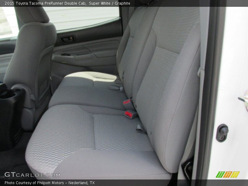 Super White / Graphite 2015 Toyota Tacoma PreRunner Double Cab