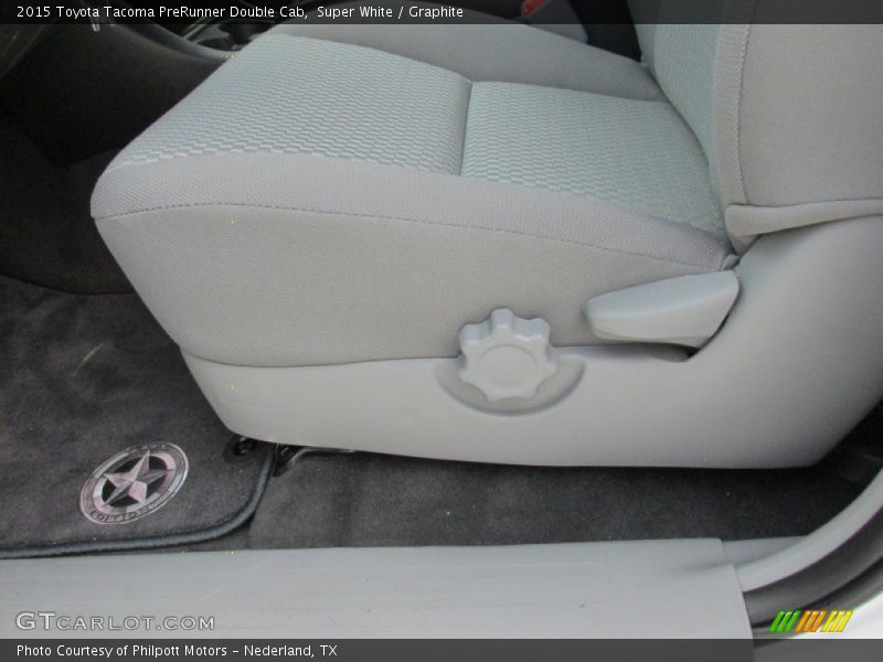 Super White / Graphite 2015 Toyota Tacoma PreRunner Double Cab