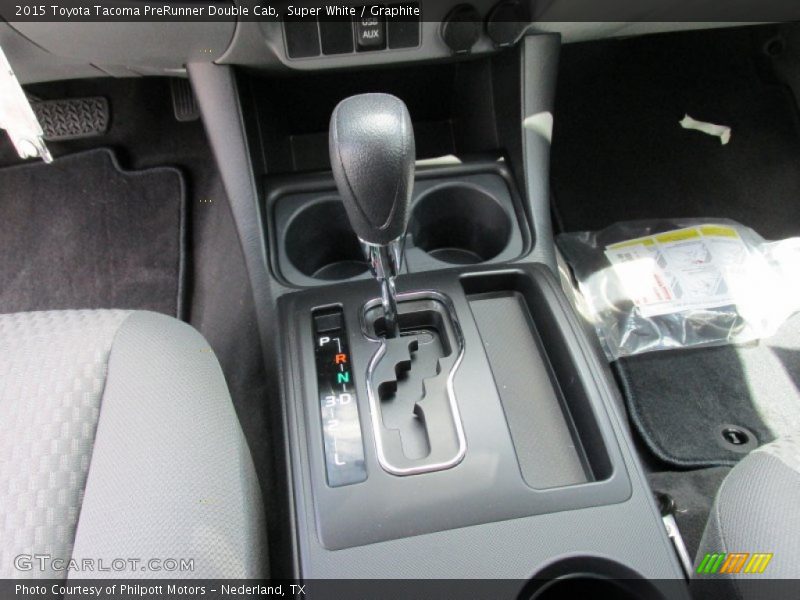 Super White / Graphite 2015 Toyota Tacoma PreRunner Double Cab
