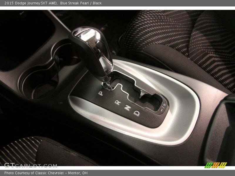 Blue Streak Pearl / Black 2015 Dodge Journey SXT AWD
