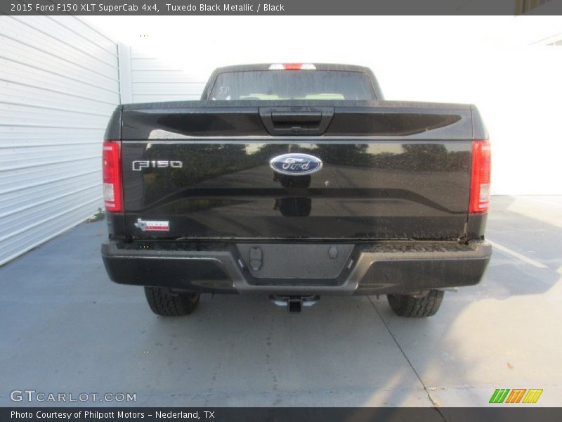 Tuxedo Black Metallic / Black 2015 Ford F150 XLT SuperCab 4x4