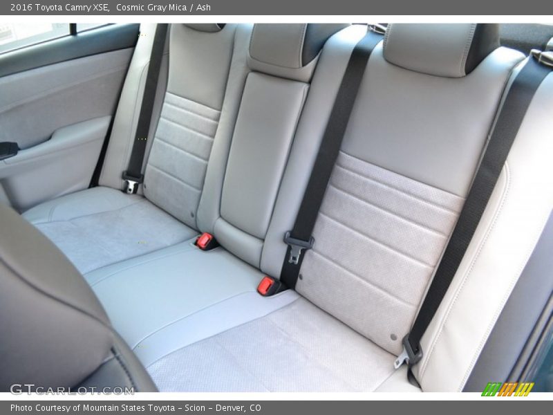 Rear Seat of 2016 Camry XSE