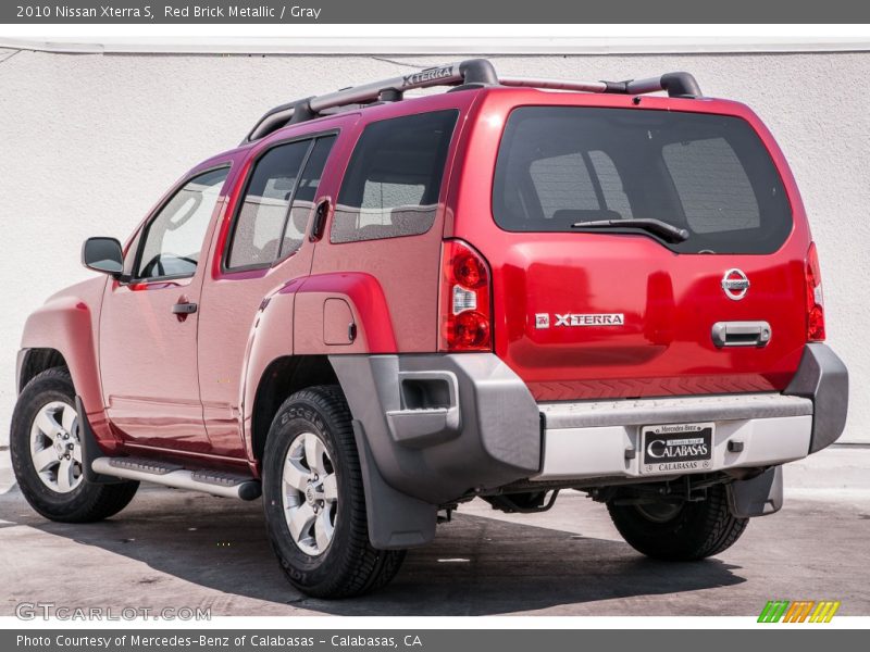 Red Brick Metallic / Gray 2010 Nissan Xterra S
