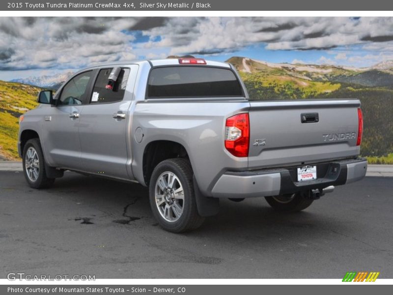 Silver Sky Metallic / Black 2015 Toyota Tundra Platinum CrewMax 4x4