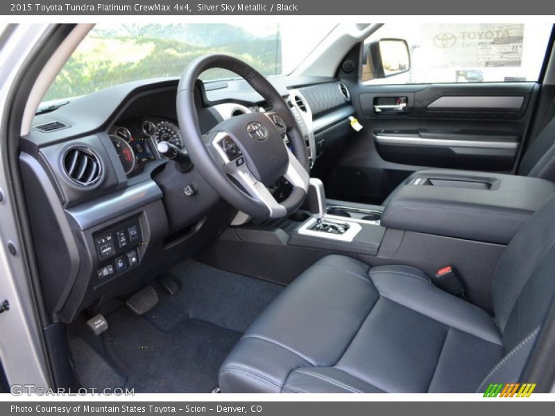 Silver Sky Metallic / Black 2015 Toyota Tundra Platinum CrewMax 4x4