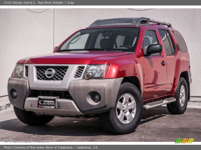 Red Brick Metallic / Gray 2010 Nissan Xterra S