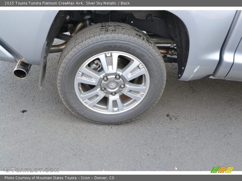 Silver Sky Metallic / Black 2015 Toyota Tundra Platinum CrewMax 4x4
