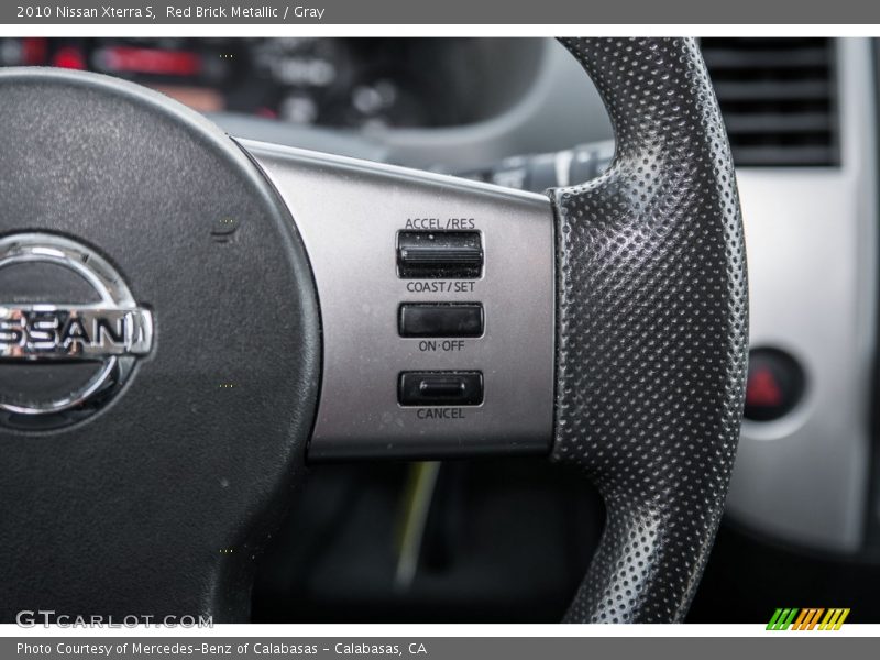 Red Brick Metallic / Gray 2010 Nissan Xterra S