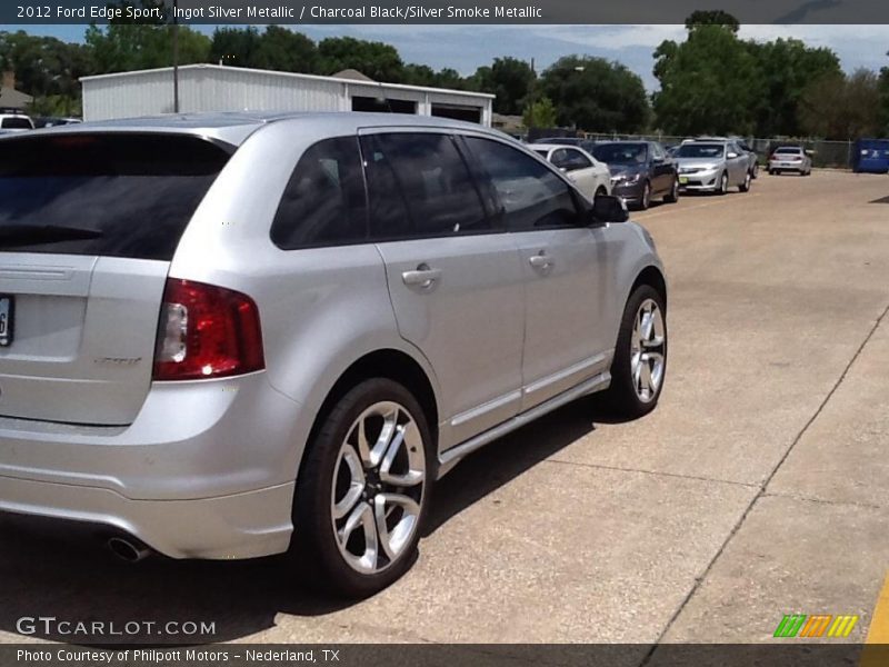 Ingot Silver Metallic / Charcoal Black/Silver Smoke Metallic 2012 Ford Edge Sport