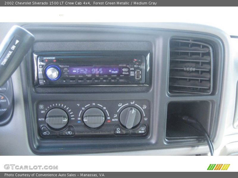 Forest Green Metallic / Medium Gray 2002 Chevrolet Silverado 1500 LT Crew Cab 4x4