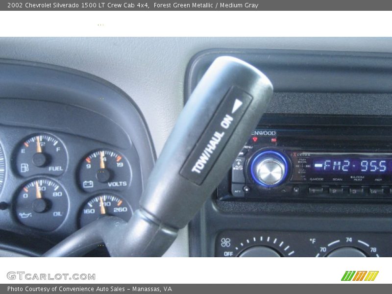 Forest Green Metallic / Medium Gray 2002 Chevrolet Silverado 1500 LT Crew Cab 4x4
