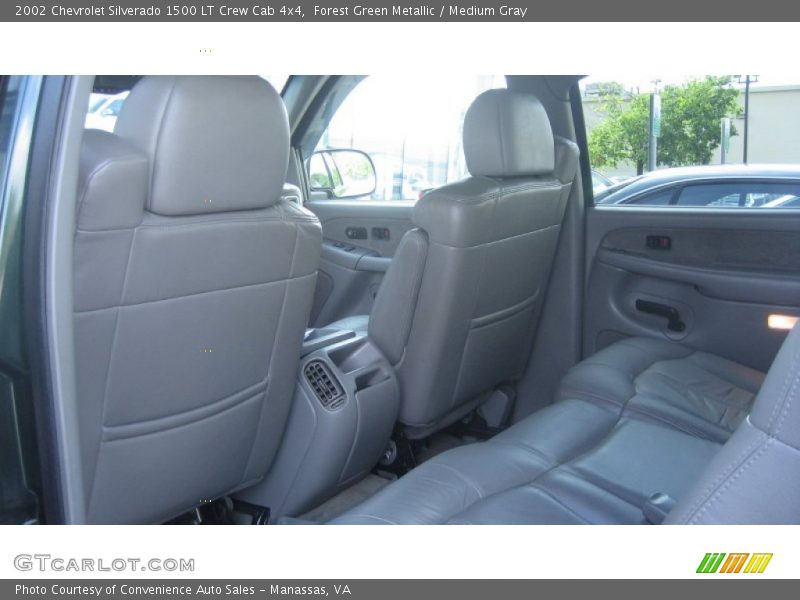 Forest Green Metallic / Medium Gray 2002 Chevrolet Silverado 1500 LT Crew Cab 4x4