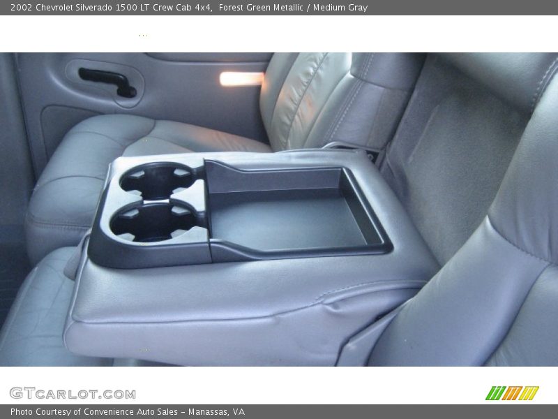 Forest Green Metallic / Medium Gray 2002 Chevrolet Silverado 1500 LT Crew Cab 4x4