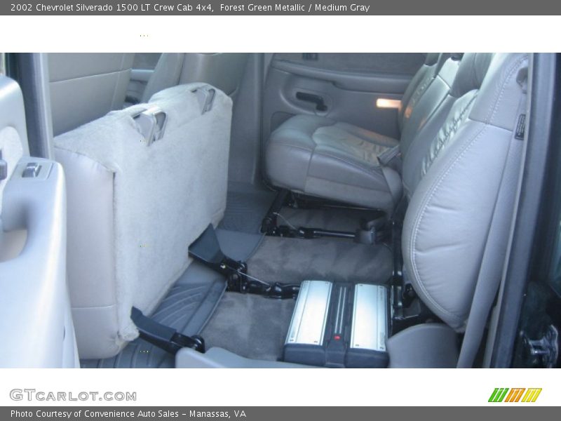 Forest Green Metallic / Medium Gray 2002 Chevrolet Silverado 1500 LT Crew Cab 4x4