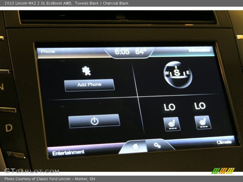 Tuxedo Black / Charcoal Black 2013 Lincoln MKZ 2.0L EcoBoost AWD