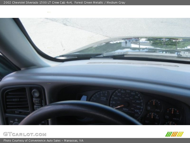Forest Green Metallic / Medium Gray 2002 Chevrolet Silverado 1500 LT Crew Cab 4x4
