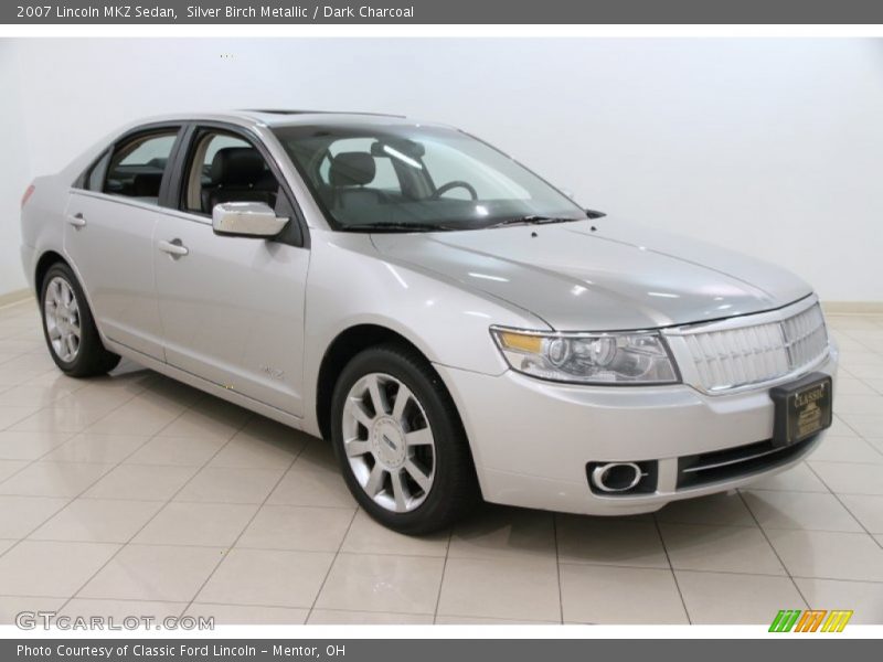 Silver Birch Metallic / Dark Charcoal 2007 Lincoln MKZ Sedan