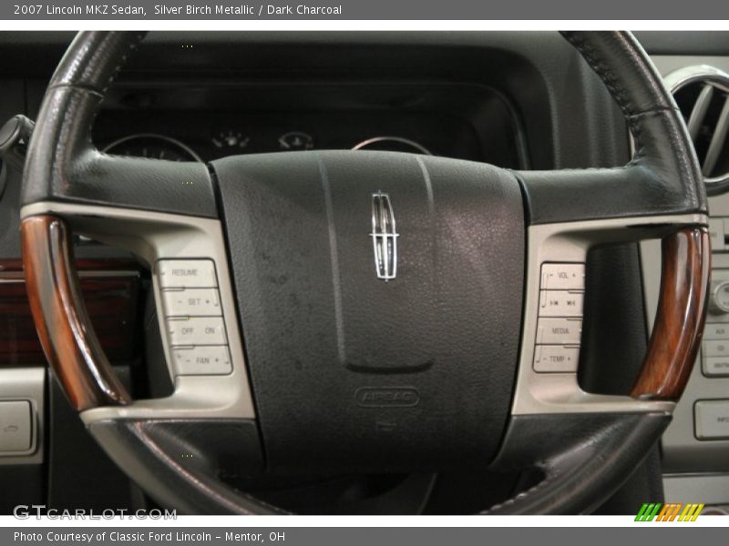 Silver Birch Metallic / Dark Charcoal 2007 Lincoln MKZ Sedan
