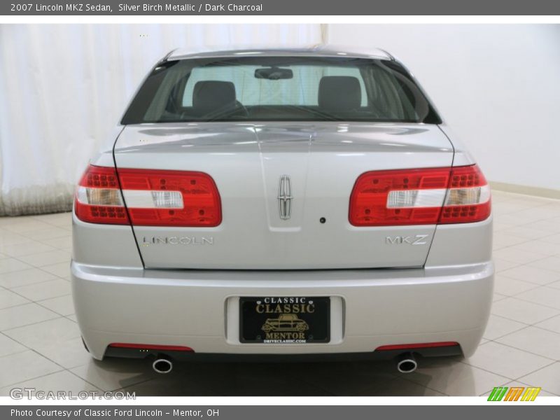 Silver Birch Metallic / Dark Charcoal 2007 Lincoln MKZ Sedan