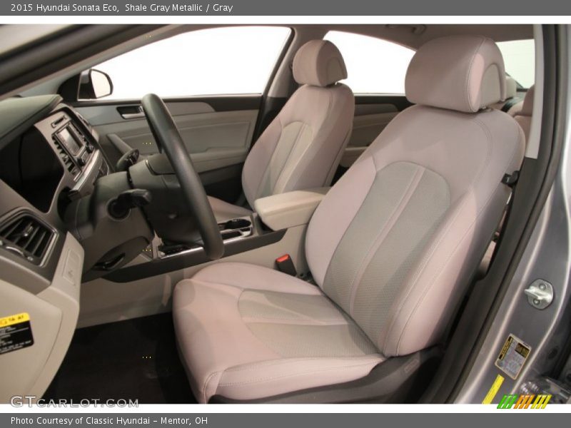 Shale Gray Metallic / Gray 2015 Hyundai Sonata Eco