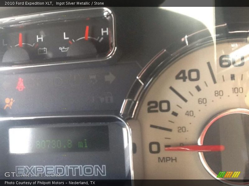 Ingot Silver Metallic / Stone 2010 Ford Expedition XLT