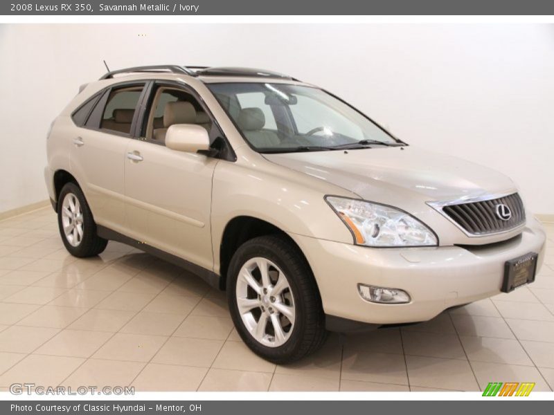 Savannah Metallic / Ivory 2008 Lexus RX 350