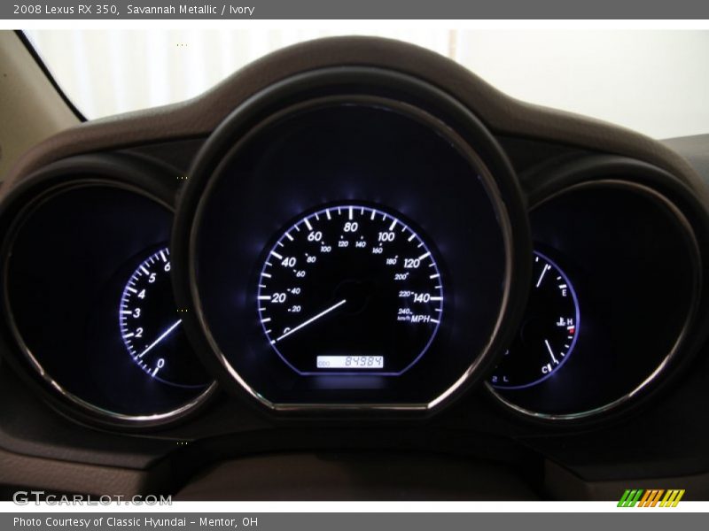 Savannah Metallic / Ivory 2008 Lexus RX 350