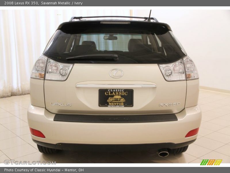 Savannah Metallic / Ivory 2008 Lexus RX 350