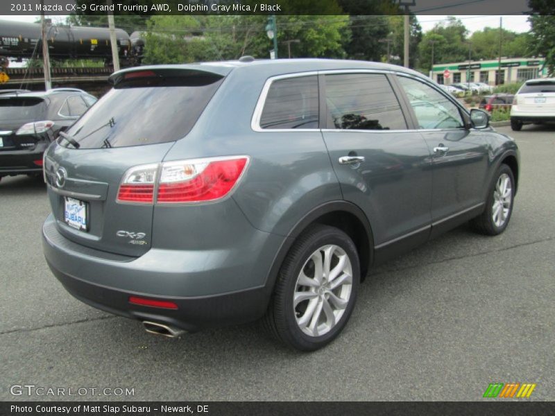 Dolphin Gray Mica / Black 2011 Mazda CX-9 Grand Touring AWD