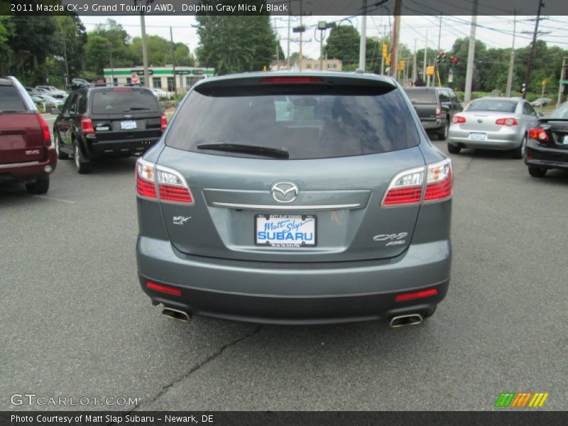 Dolphin Gray Mica / Black 2011 Mazda CX-9 Grand Touring AWD