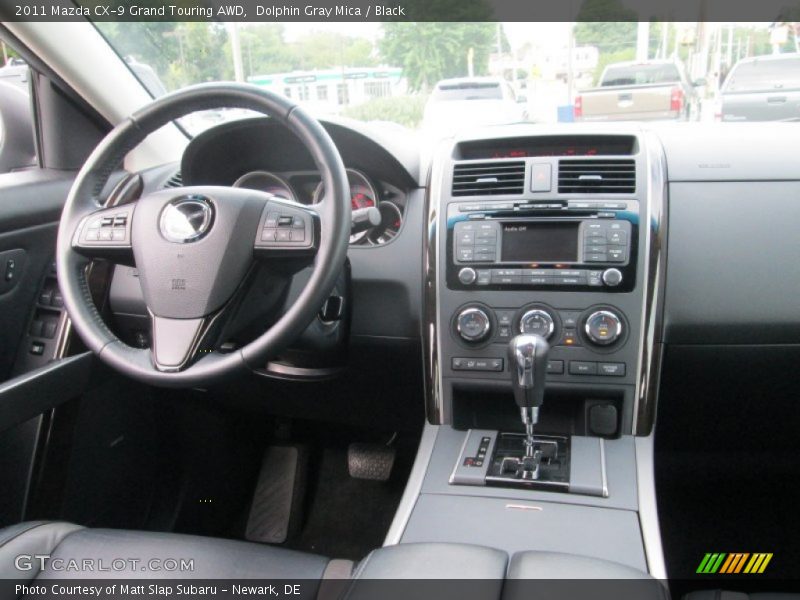 Dolphin Gray Mica / Black 2011 Mazda CX-9 Grand Touring AWD