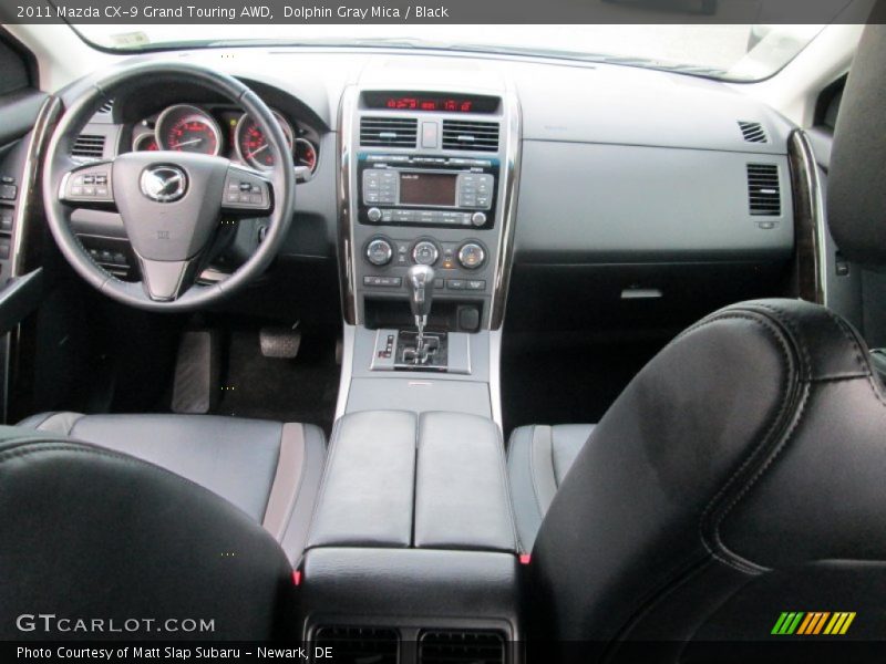 Dolphin Gray Mica / Black 2011 Mazda CX-9 Grand Touring AWD