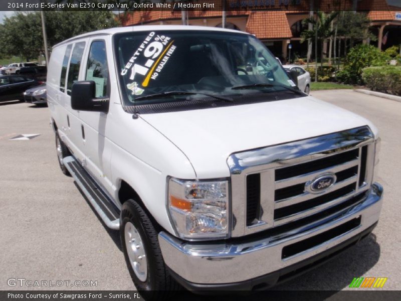 Oxford White / Medium Flint 2014 Ford E-Series Van E250 Cargo Van