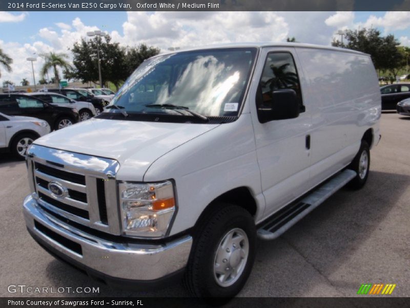 Oxford White / Medium Flint 2014 Ford E-Series Van E250 Cargo Van