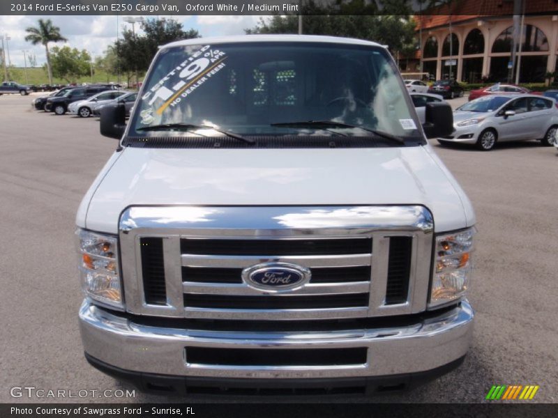 Oxford White / Medium Flint 2014 Ford E-Series Van E250 Cargo Van