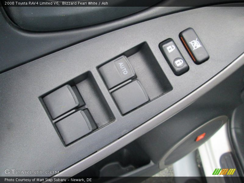 Blizzard Pearl White / Ash 2008 Toyota RAV4 Limited V6