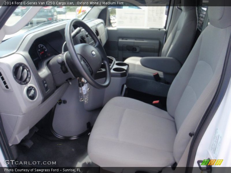 Oxford White / Medium Flint 2014 Ford E-Series Van E250 Cargo Van