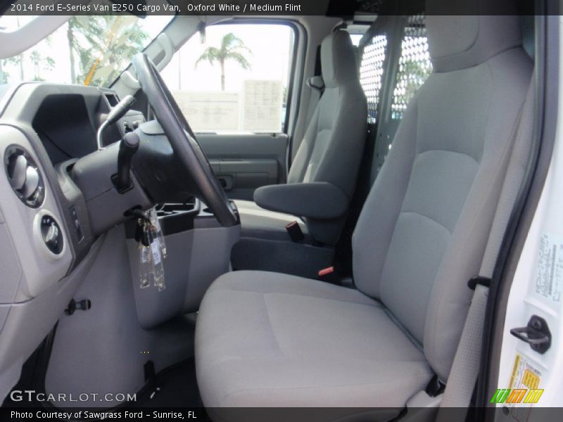 Oxford White / Medium Flint 2014 Ford E-Series Van E250 Cargo Van