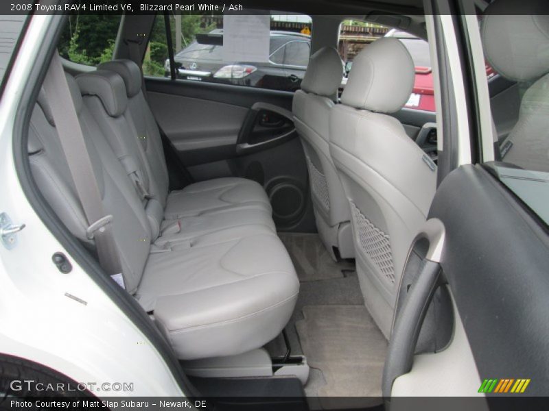 Blizzard Pearl White / Ash 2008 Toyota RAV4 Limited V6
