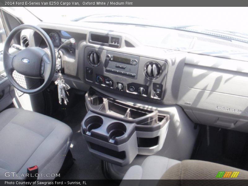 Oxford White / Medium Flint 2014 Ford E-Series Van E250 Cargo Van