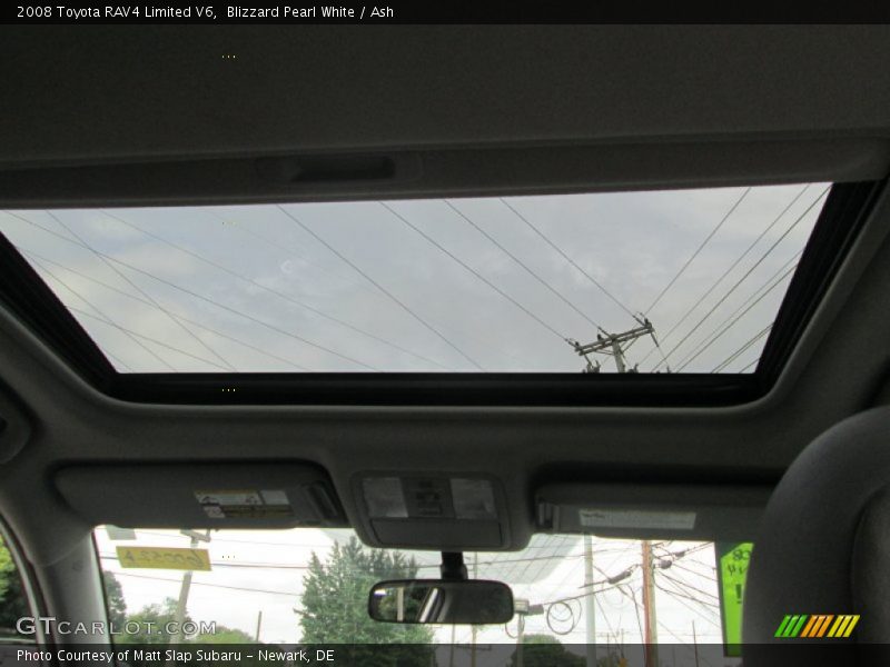 Blizzard Pearl White / Ash 2008 Toyota RAV4 Limited V6