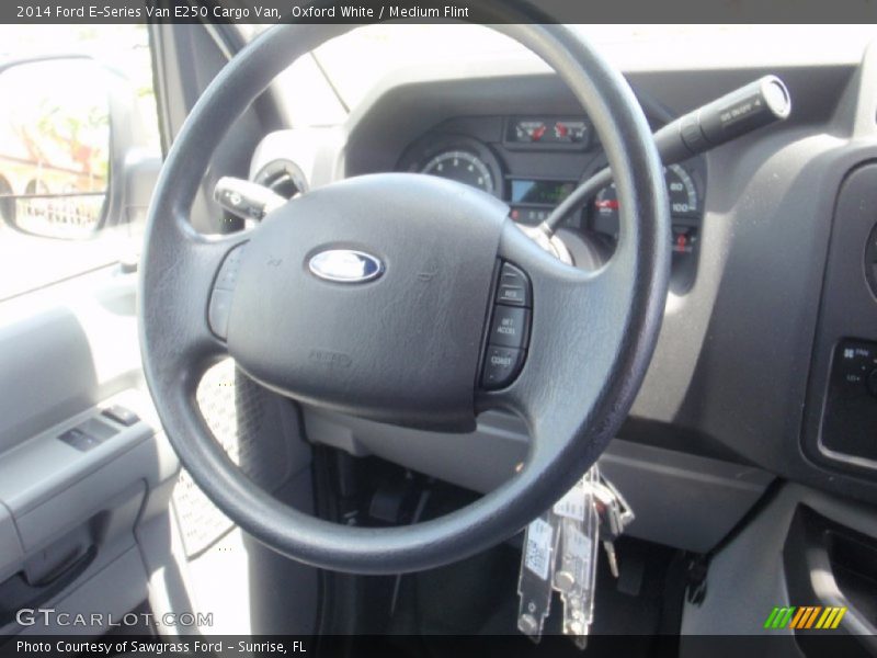 Oxford White / Medium Flint 2014 Ford E-Series Van E250 Cargo Van