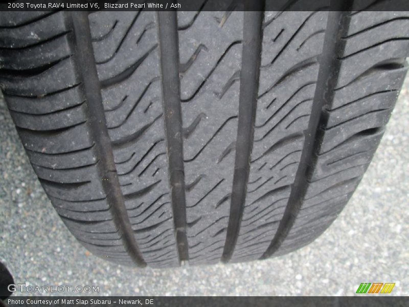 Blizzard Pearl White / Ash 2008 Toyota RAV4 Limited V6