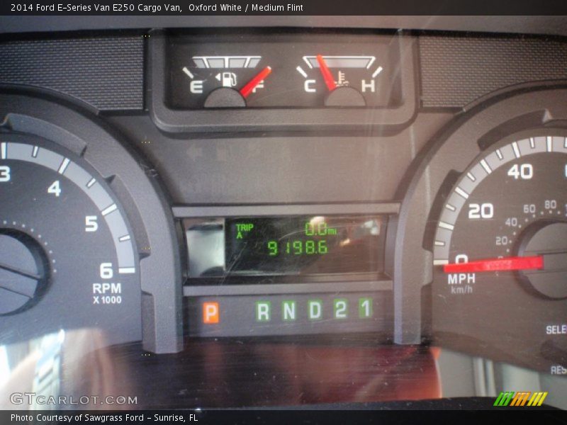 Oxford White / Medium Flint 2014 Ford E-Series Van E250 Cargo Van