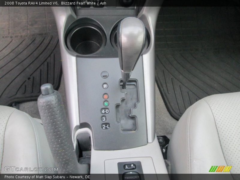 Blizzard Pearl White / Ash 2008 Toyota RAV4 Limited V6